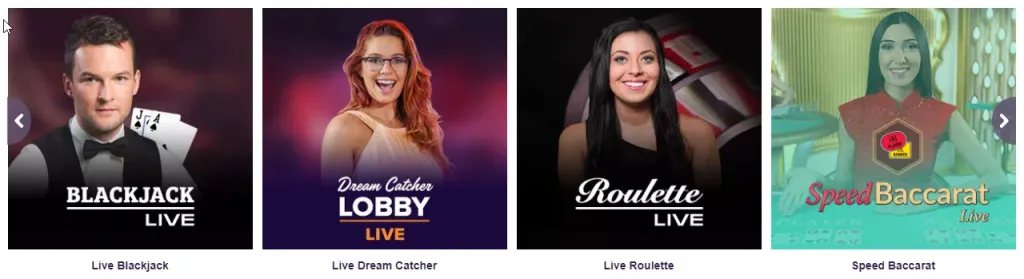 Bally Casino Live Dealer Games