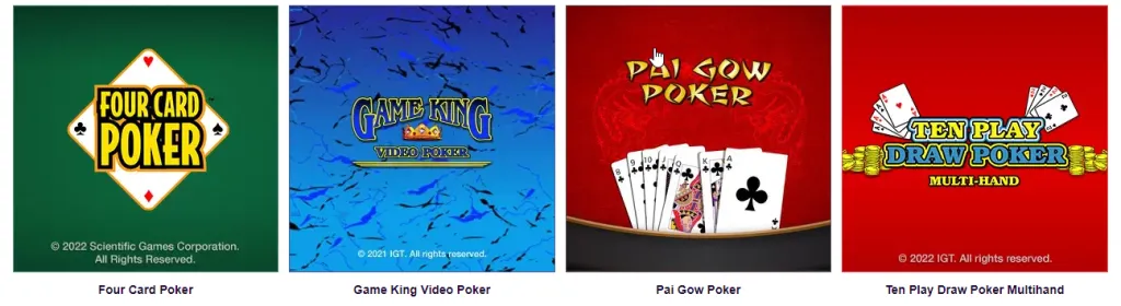Bally Casino Poker