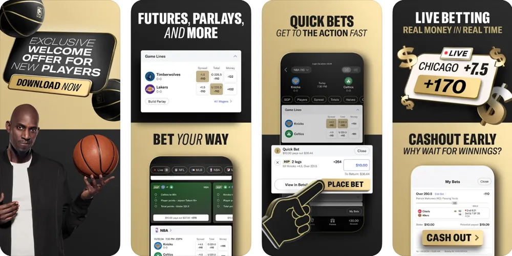 BetMGM Sportsbook mobile app preview in the iOS App Store