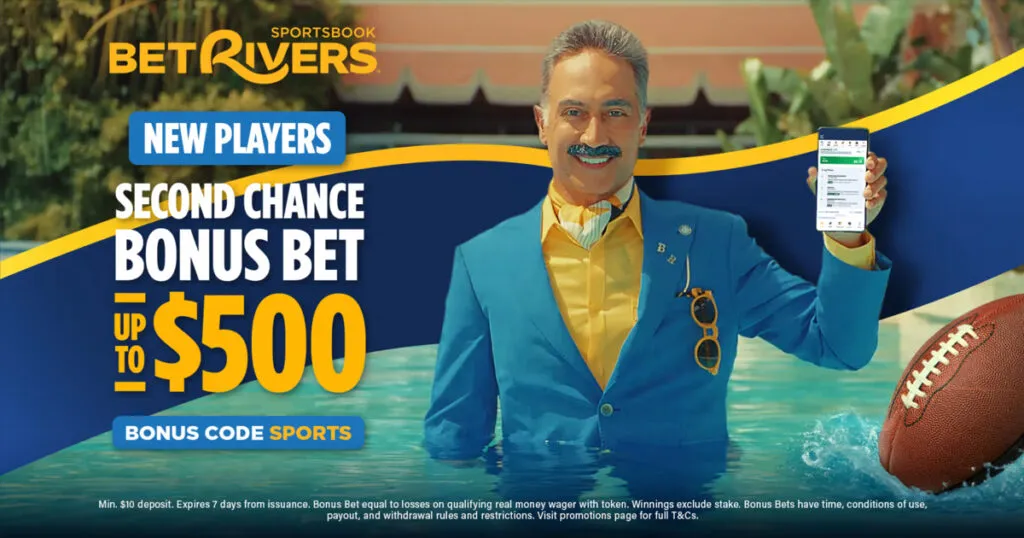 BetRivers Sportsbook Second Chance Bet promotion for new customers