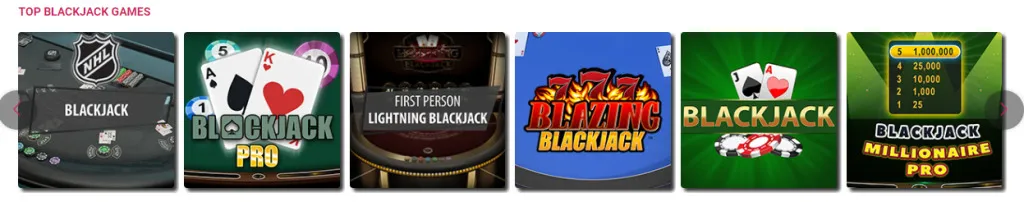 Borgata Online Blackjack Games