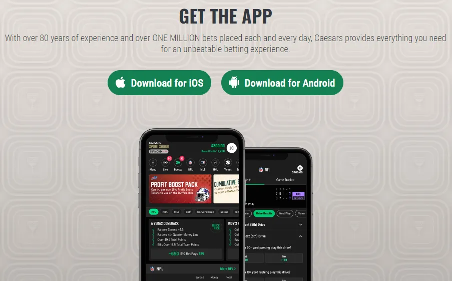 Caesars Sportsbook App Download