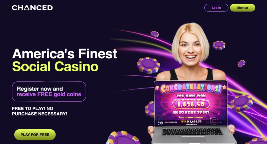 Chanced Social Casino No Deposit Bonus