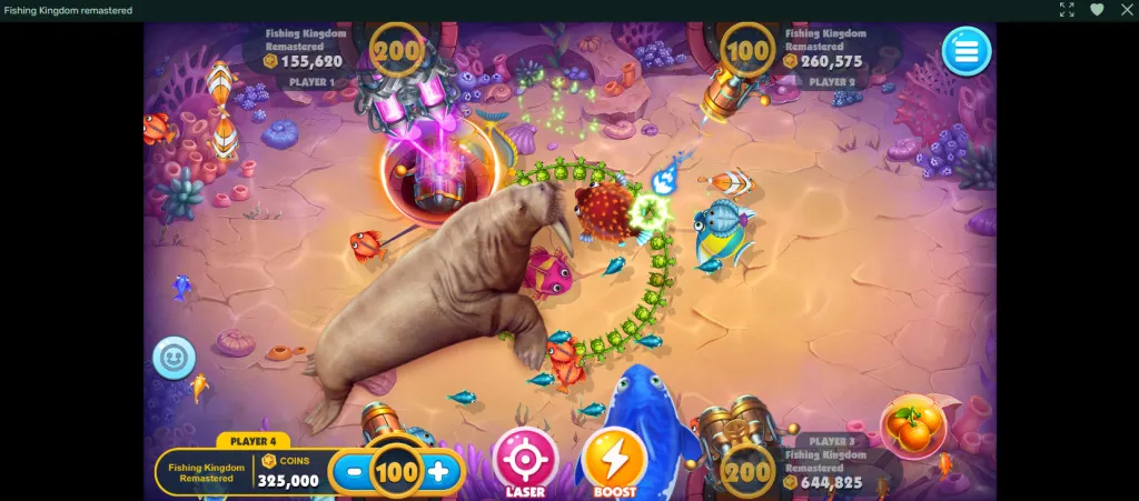 Fortune Wheelz Fish shooting Games