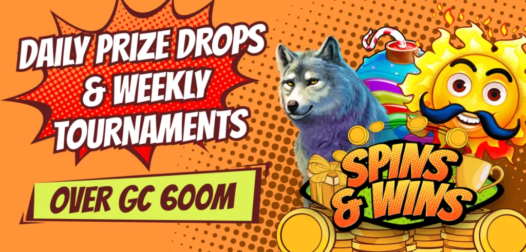 Hello Millions daily prize drops and weekly tournaments with Gold Coins and Sweeps Coins rewards