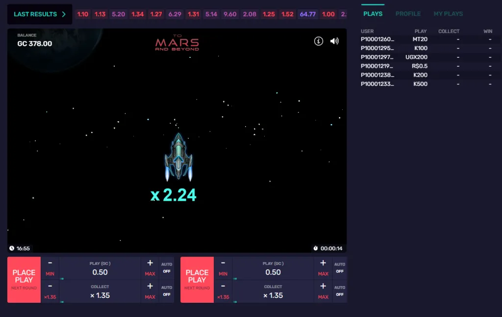 High 5 Casino To Mars and Beyond Game