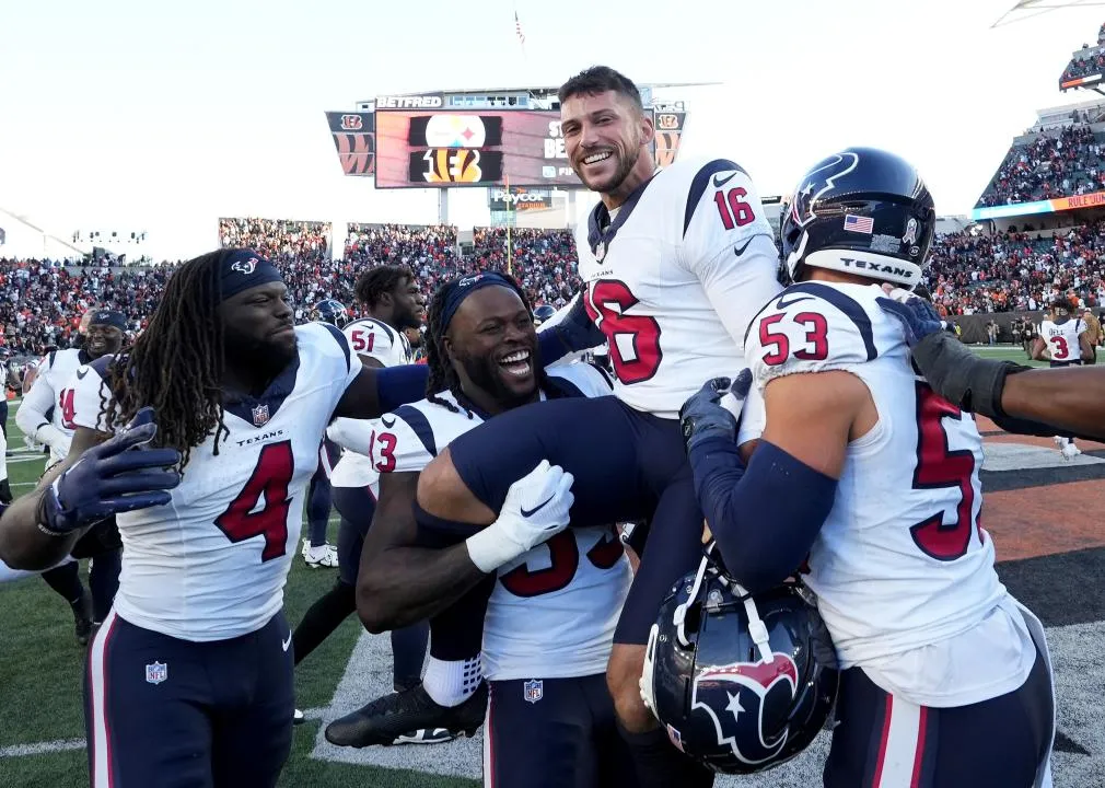 Houston Texans Week 10 victory over the Cincinnati Bengals