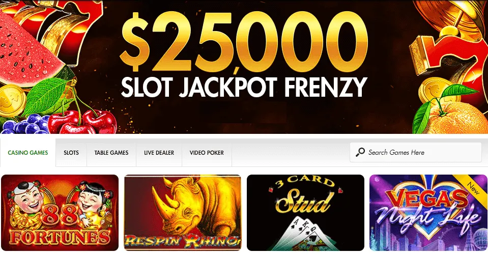 Tropicana Casino Online Games